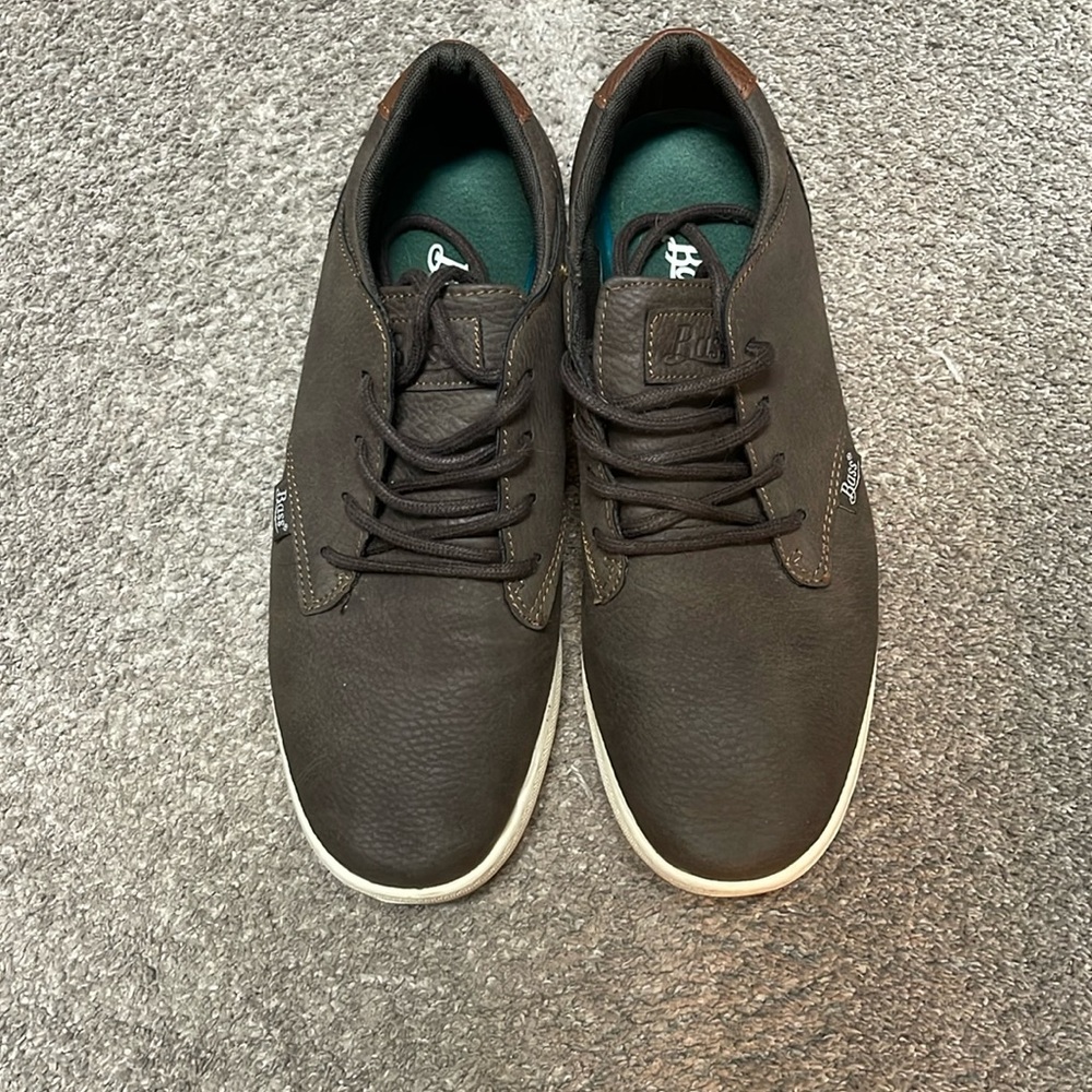 Bass Lace-up Faux Leather Sneakers